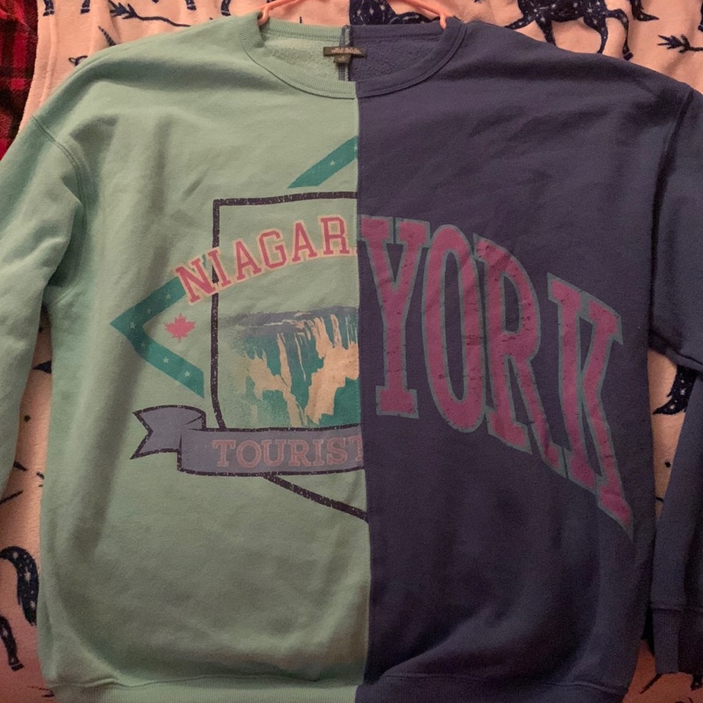 Light/Dark Blue Sweatshirt